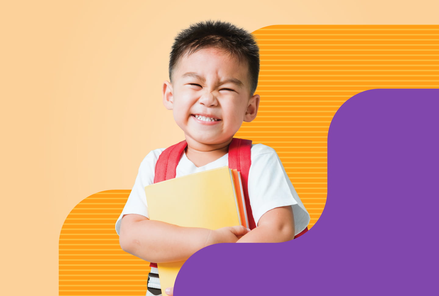 Marking Milestones with Wellstar Pediatricians Smiling child with backpack and notebooks