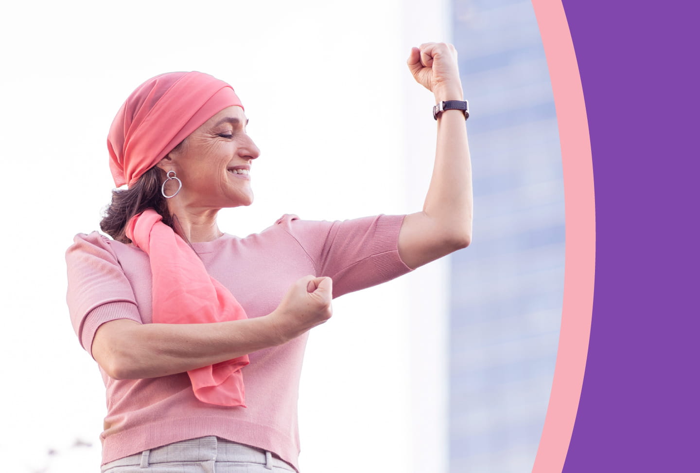 Cooling Caps Help Reduce Hair Loss from Chemotherapy Treatments A friendly image of a cooling cap