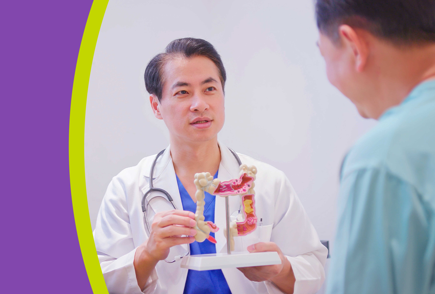 What to Know When You Are Diagnosed with Colorectal Cancer Like the man in this image, it's normal to be too shocked to ask questions when diagnosed with colorectal cancer. Get answers from experts here.