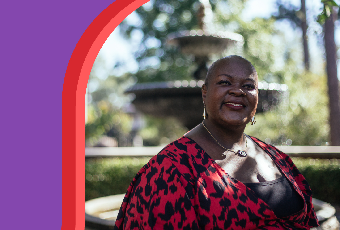 Conquering Breast Cancer with a Wellstar Support Team Photo of breast cancer patient Ebony-Joy Igbinoba