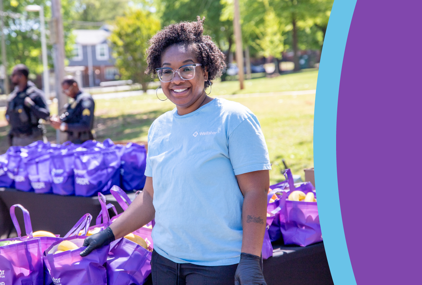 Wellstar Partners with March of Dimes & Center for Black Women’s Wellness on Mobile Markets Person at mobile market