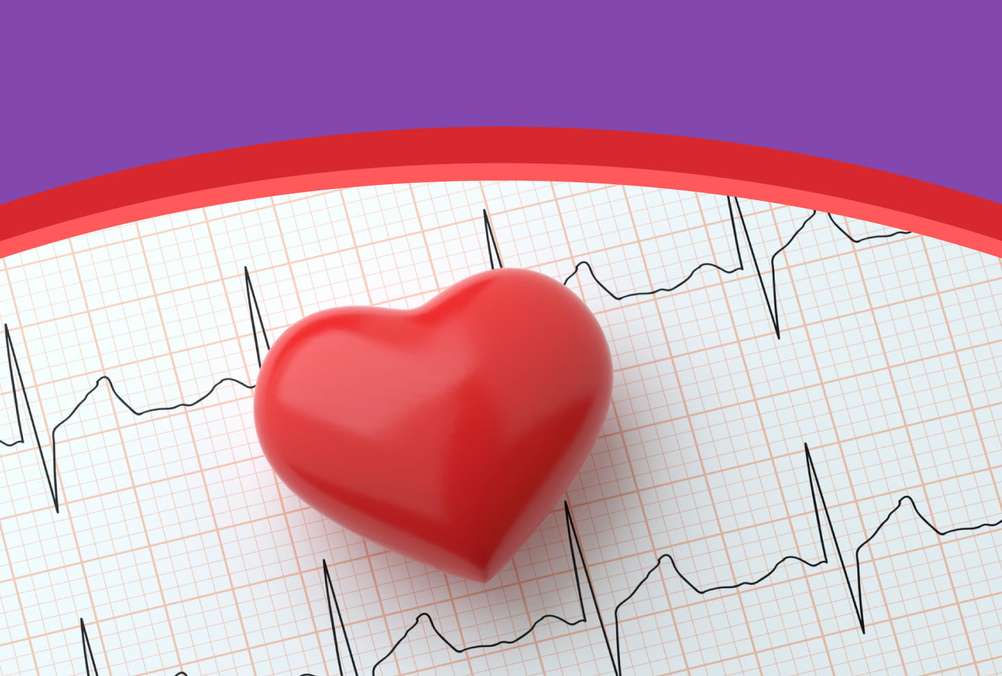 Keeping Hearts Beating with Innovative LVAD Technology Heart with ECG waves