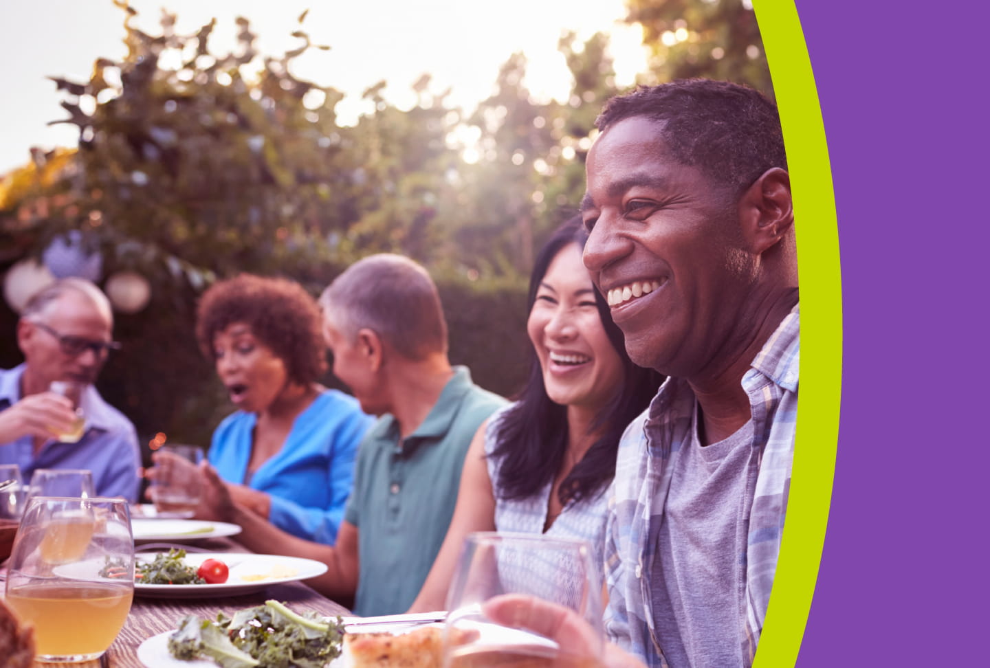 Make Colon Health Your Habit Group of people eating