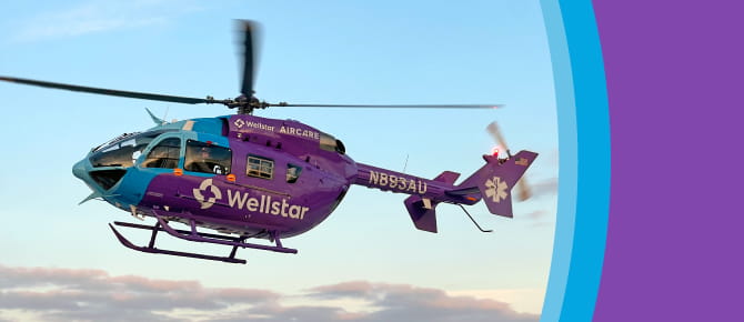 Wellstar AirCare helicopter