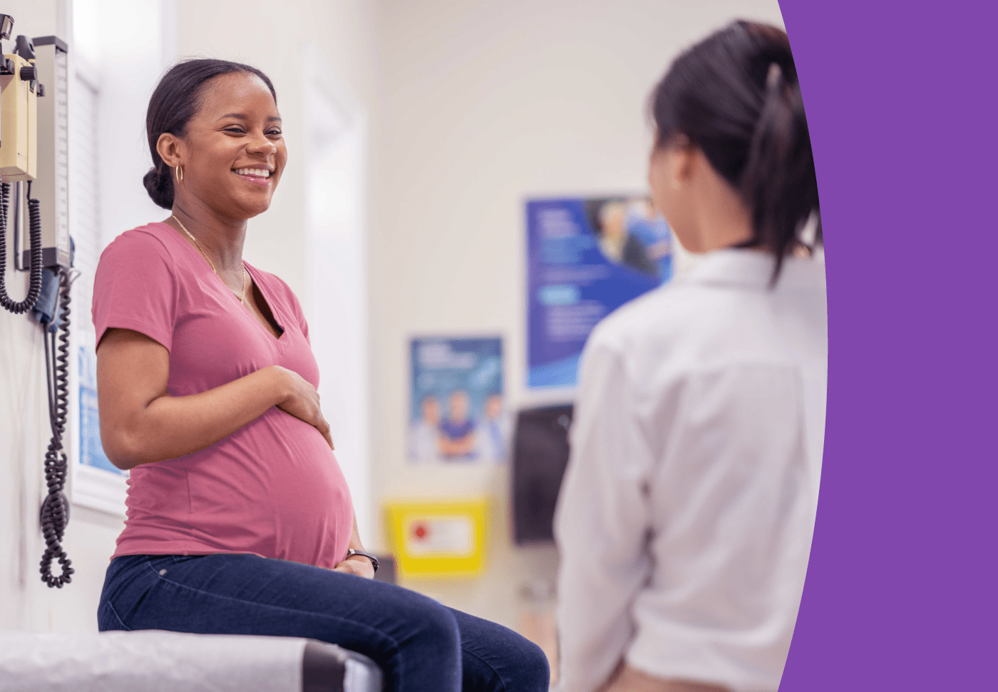 A friendly image of maternity