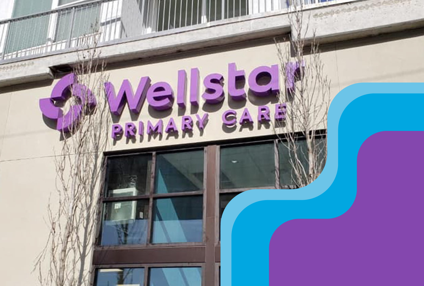 Exterior of Wellstar Primary Care on a sunny day.
