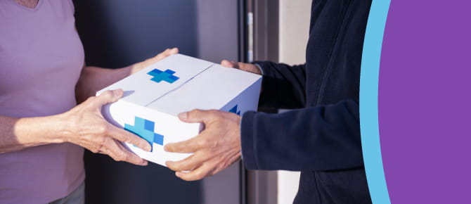 Patient receiving test kit