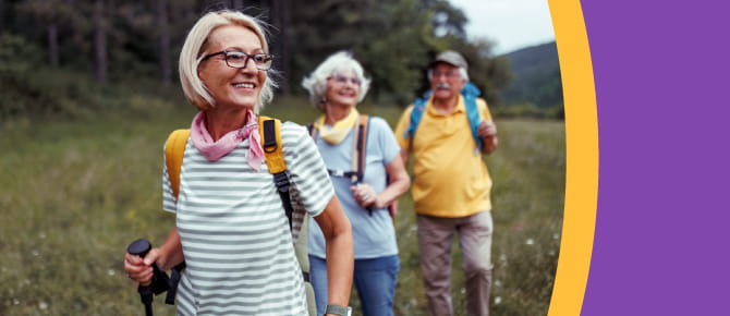 Group of people hiking