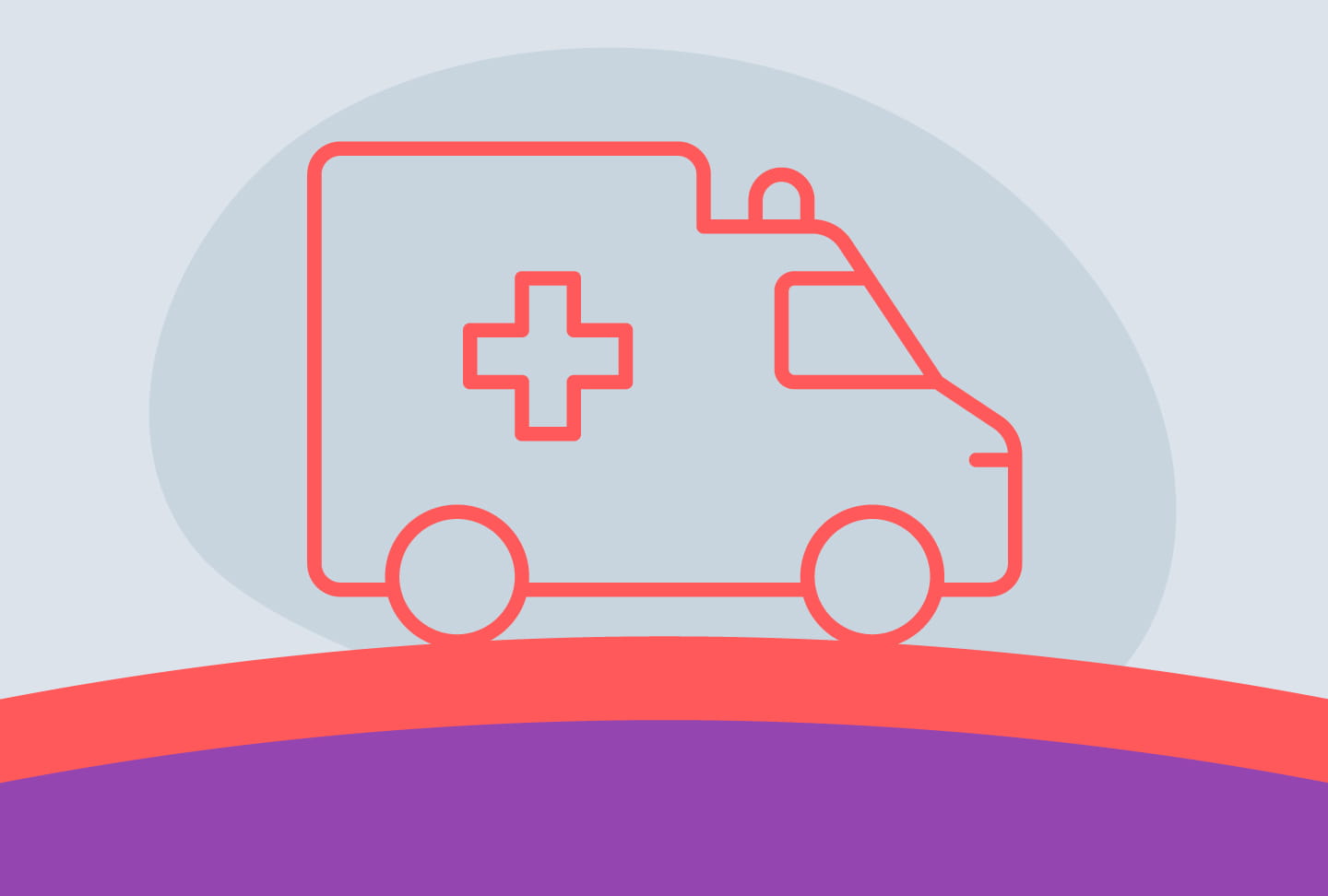 Illustration of an ambulance