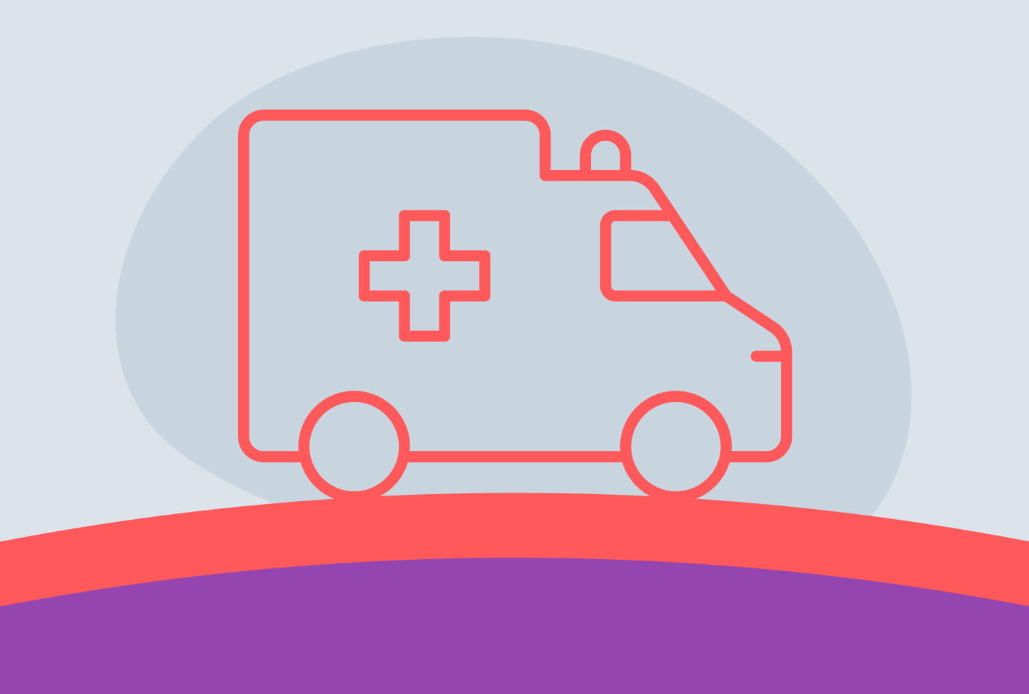 Illustration of an ambulance