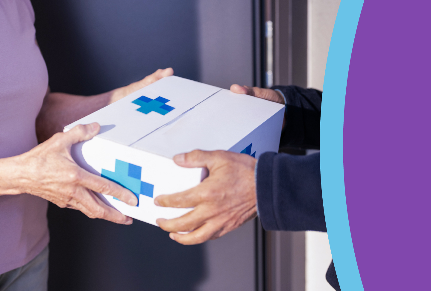 Patient receiving test kit