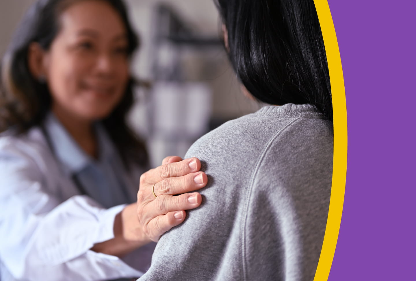 Clinician and patient