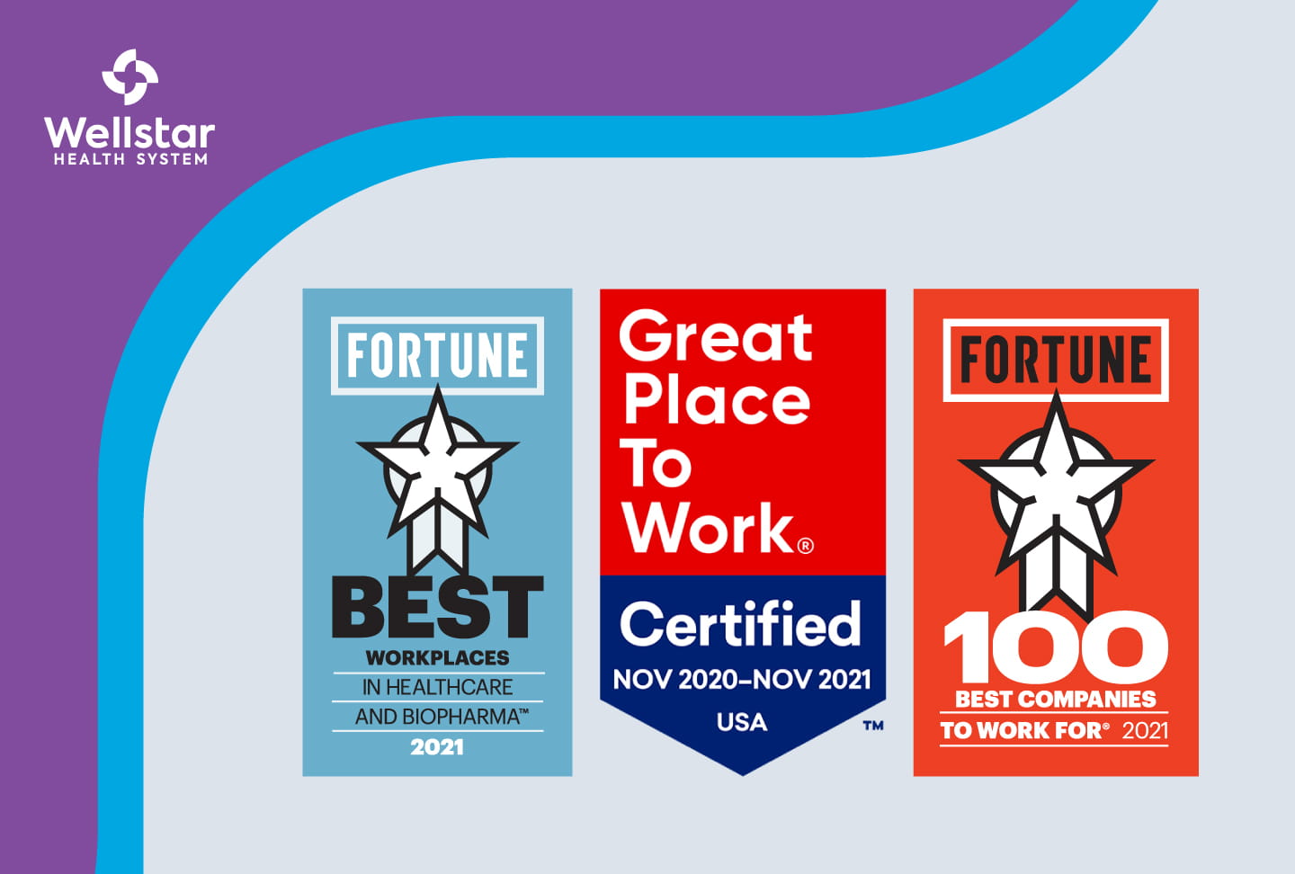 Wellstar named Great Place to Work® & Fortune 100 Best Companies to Work For® Image