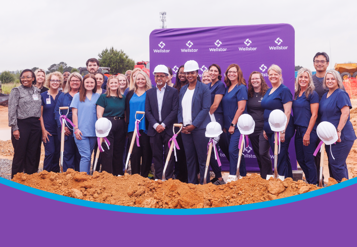 Wellstar Breaks Ground on New Cancer-Care Facility in Cartersville A friendly image of groundbreaking