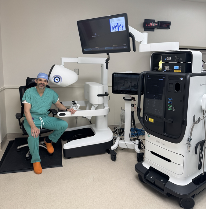 Photo of healthcare provider with ION system