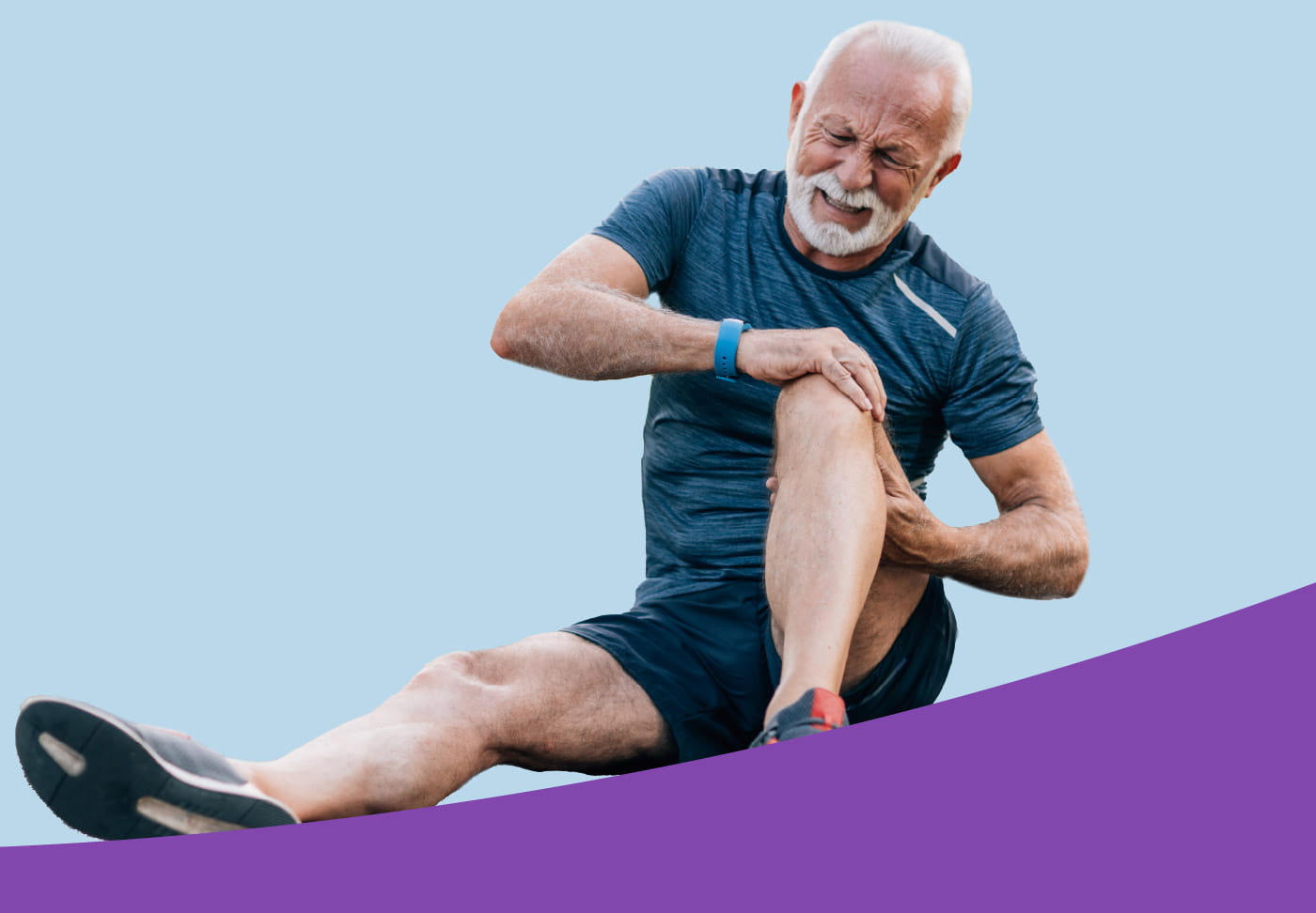 Accidents Happen. Know Where to Go to Get Care for Injuries in Augusta. Person with leg injury