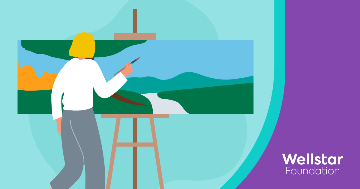 Wellstar Patient Thanks Her Care Team with Original Artwork