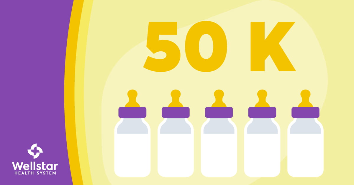 Wellstar Kennestone Lactation Team Celebrates 50,000 Ounces of ‘Liquid