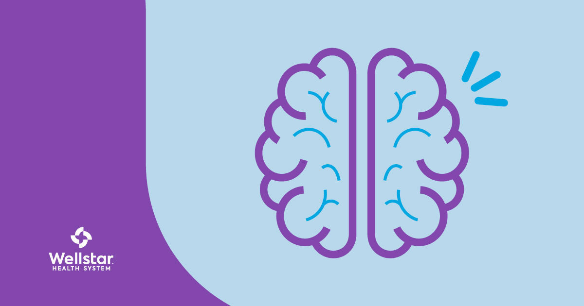 An illustration to symbolize a stroke.