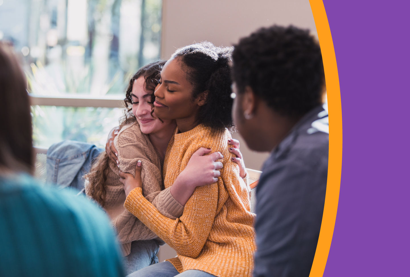 Group of people talking