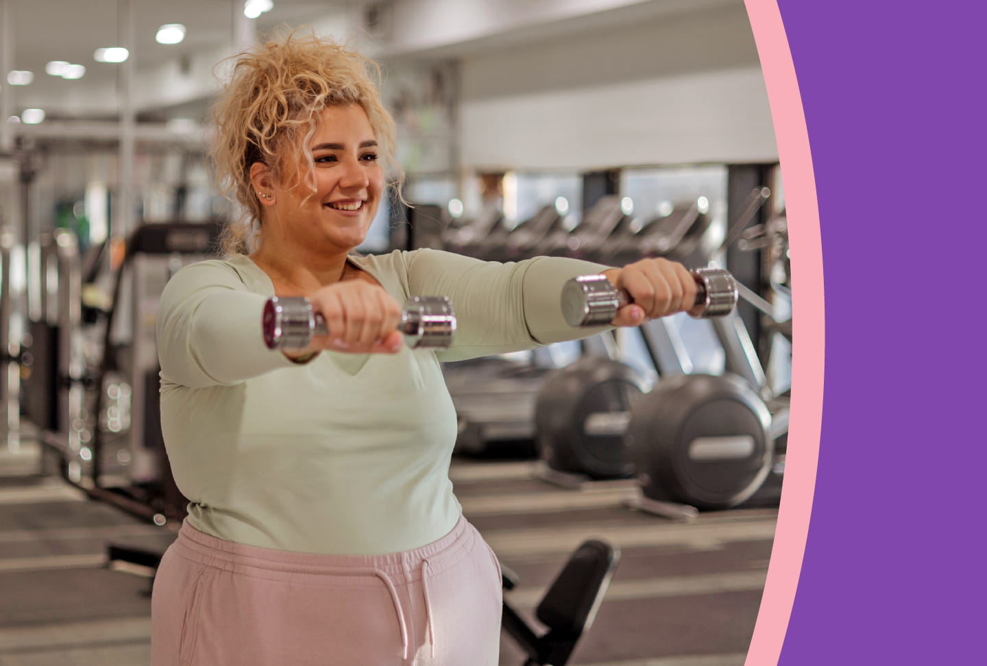 6 Weight Loss Questions Answered by Our Experts A young woman lifts weights in the gym
