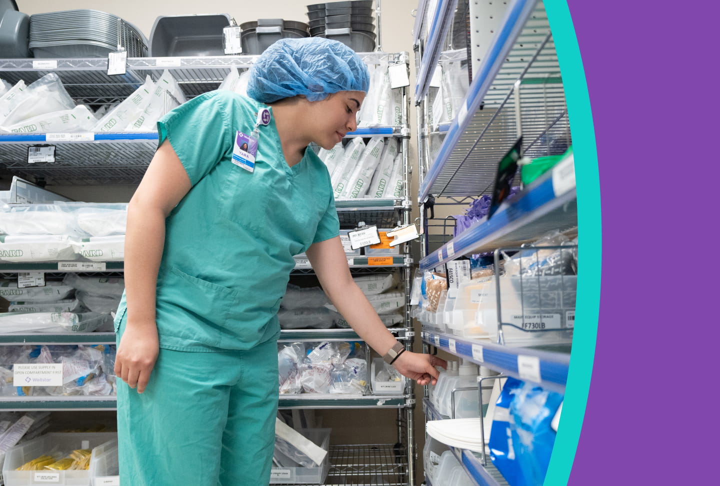 Supply Chain Keeps Care Moving with WellBin Wellstar team member accesses patient supplies