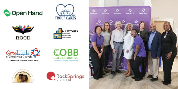 A friendly image of sponsors