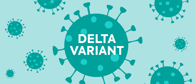 Graphic Image of COVID-19 Virus Variant