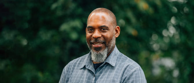 David enjoying the outdoors