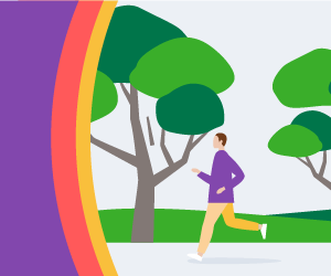 Image of person running