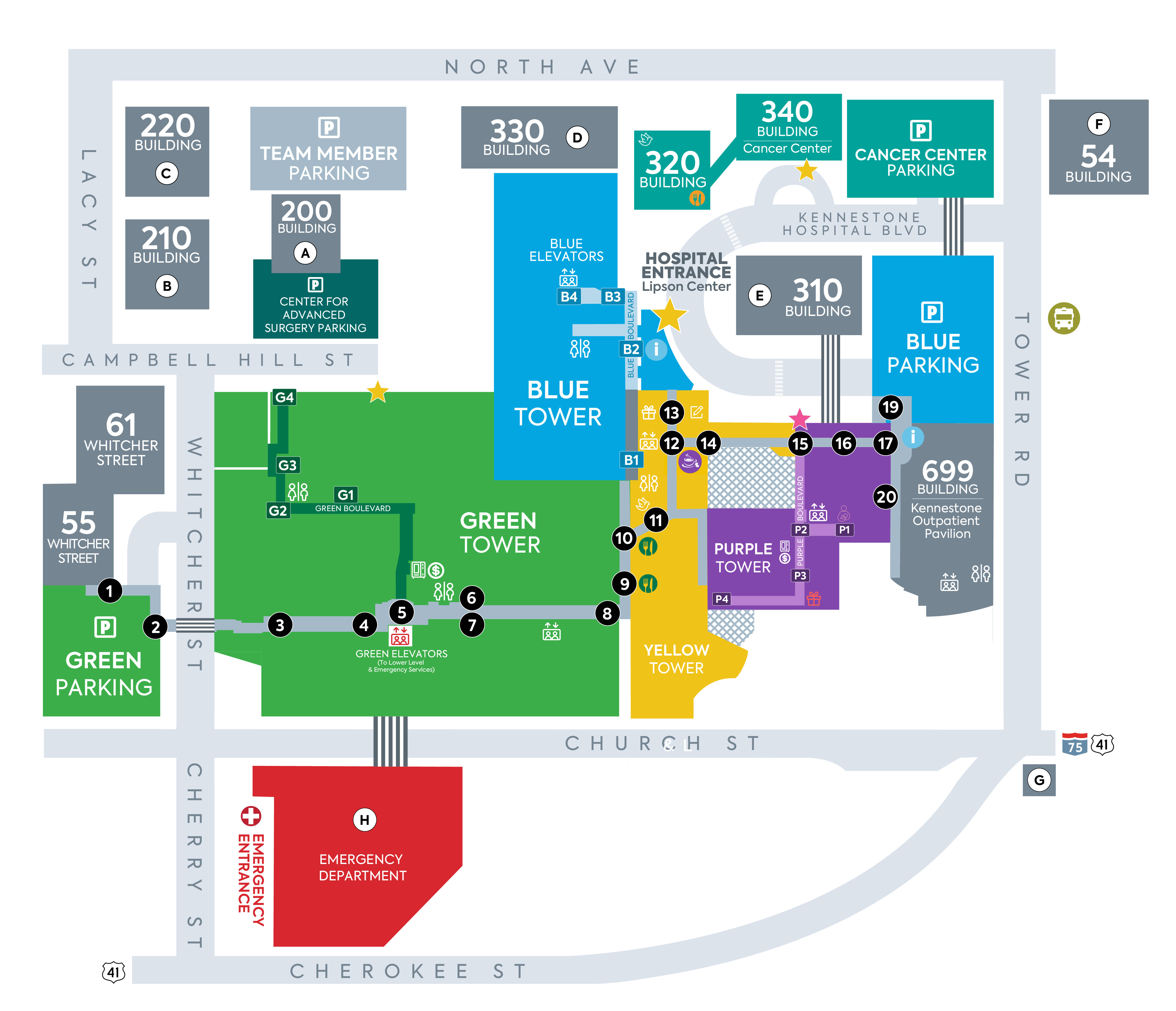 Kennestone Campus Map