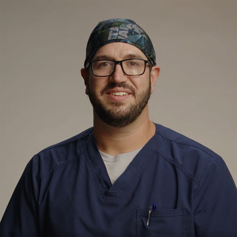 A friendly headshot of Nick De Jong, BSN, RN