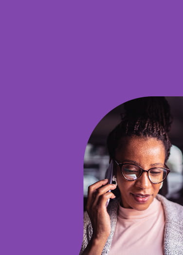 African American woman talking on the cellphone