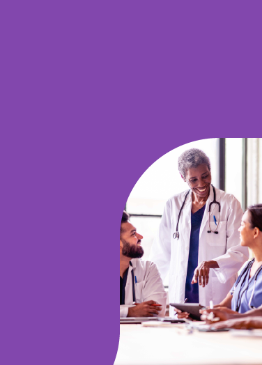 Healthcare providers collaborating