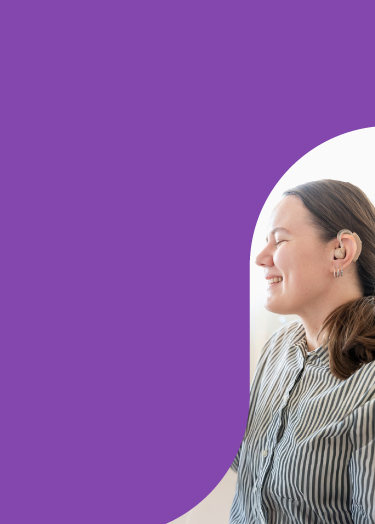 Image of woman with hearing aids