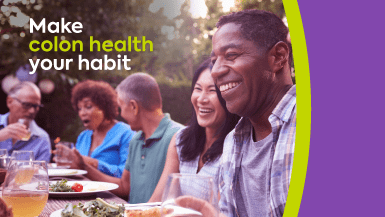 Group of people eating