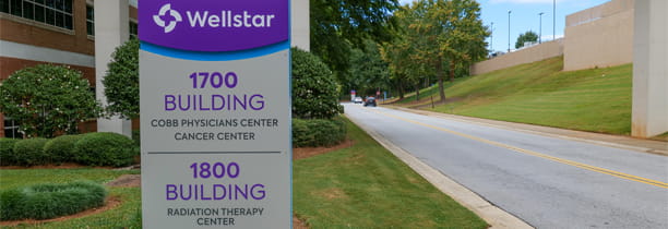 Wellstar monument sign at 1700 Hospital South
