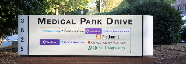Front sign at 3825 Medical Park Drive
