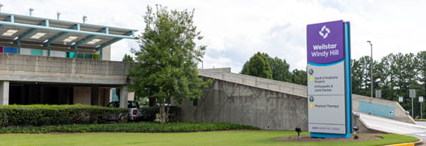 Entrance to Windy Hill