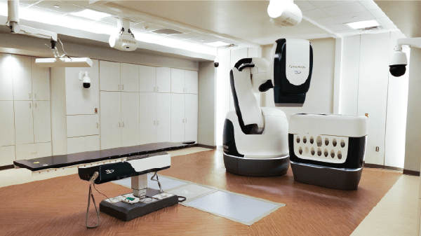 Photo of the Cyberknife machine